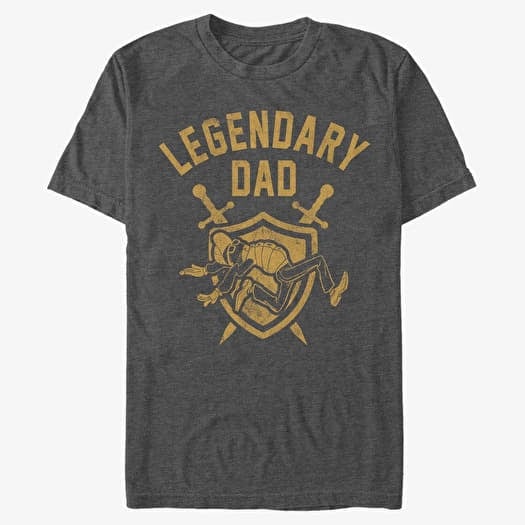 Тениска Merch Pixar Onward - Dad of Legend Unisex T-Shirt Dark Heather Grey