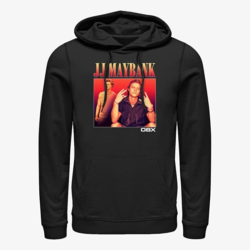 Sweatshirt Merch Netflix Outer Banks - JJ MAYBANK HERO Unisex Hoodie Black