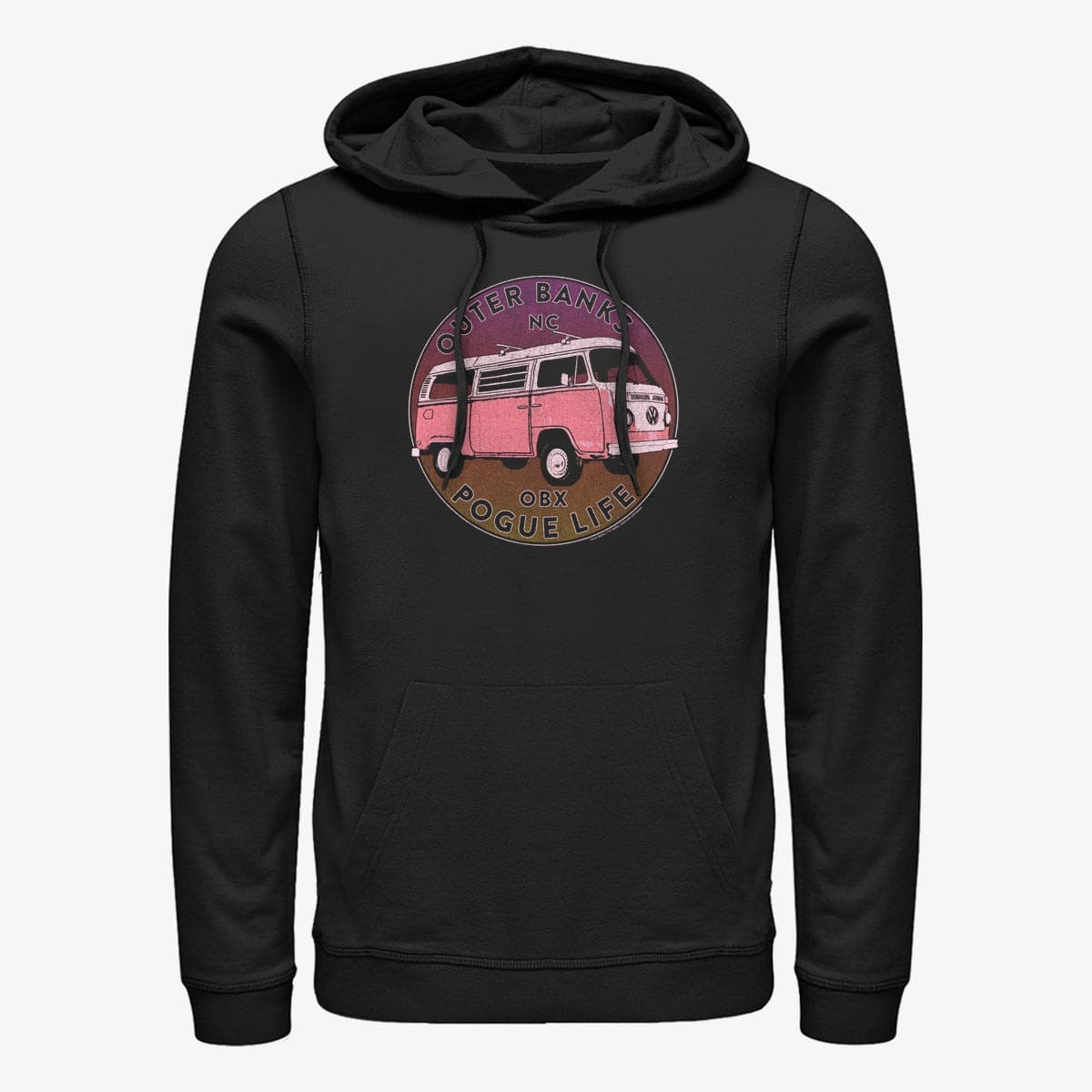 Hoodies and sweatshirts  Merch Netflix Outer Banks - Van Life Unisex Hoodie Black