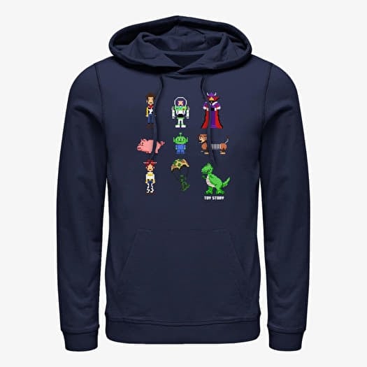 Bluza Merch Pixar Toy Story 1-3 - Pixel Story Unisex Hoodie Navy Blue