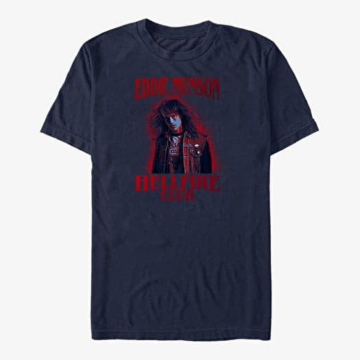 T-shirt Merch Netflix Stranger Things - Color Shift Eddie Unisex T-Shirt Navy Blue