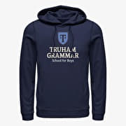 Merch Netflix Heartstopper - Harvey Greene Crest Unisex Hoodie Navy Blue