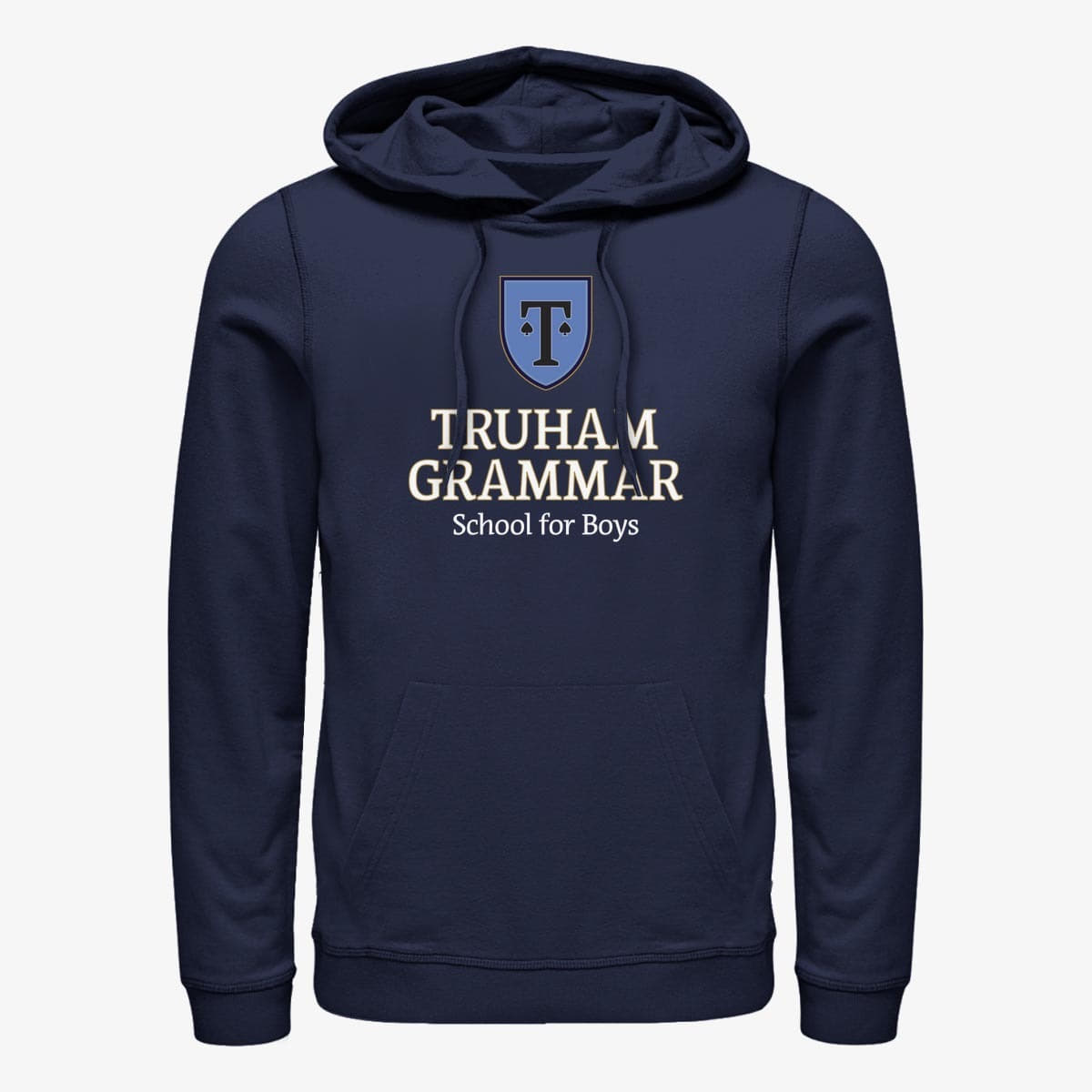 Hoodies and sweatshirts  Merch Netflix Heartstopper - Harvey Greene Crest Unisex Hoodie Navy Blue