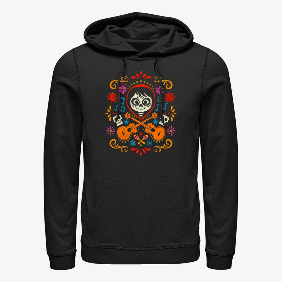 Dukserice Merch Pixar Coco - Musical Miguel Unisex Hoodie Black
