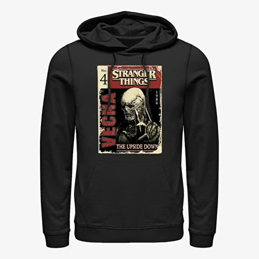 Sweatshirt Merch Netflix Stranger Things - VECNA Pulp Comic Unisex Hoodie Black
