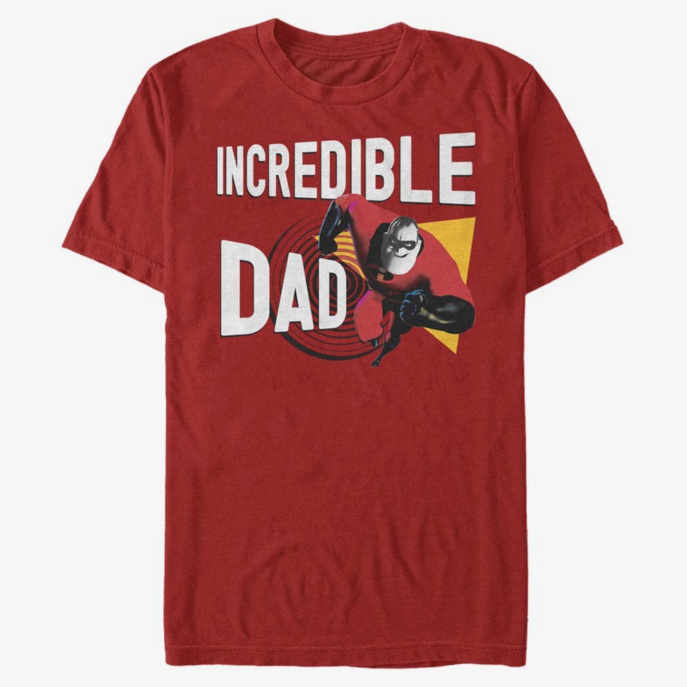 T-shirts Merch Pixar Incredibles 2 - Incredi Dad Unisex T-Shirt Red