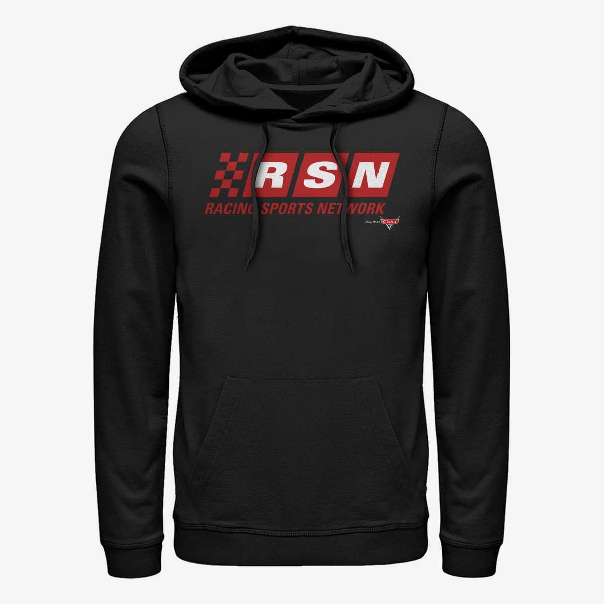Hoodies and sweatshirts  Merch Pixar Cars - Racing Sports Network Unisex Hoodie Black