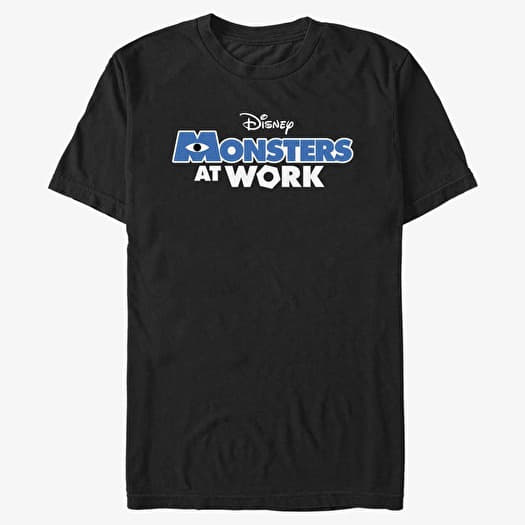 T-shirt Merch Pixar Monsters At Work - Monsters Work Logo Unisex T-Shirt Black
