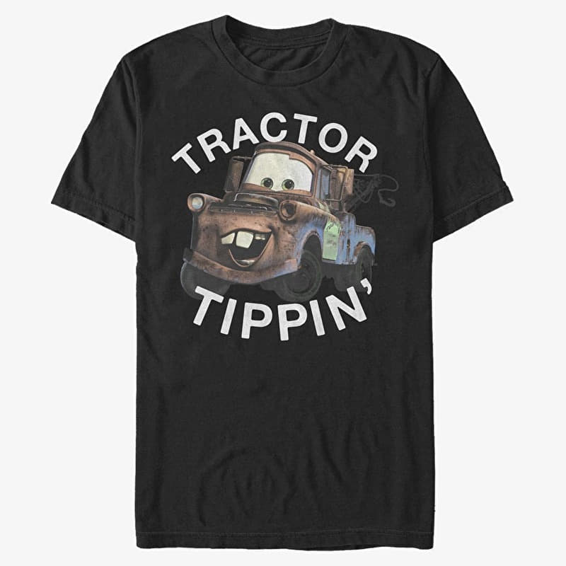 T-shirt Merch Pixar Cars 1-2 - Tippin Unisex T-Shirt Black