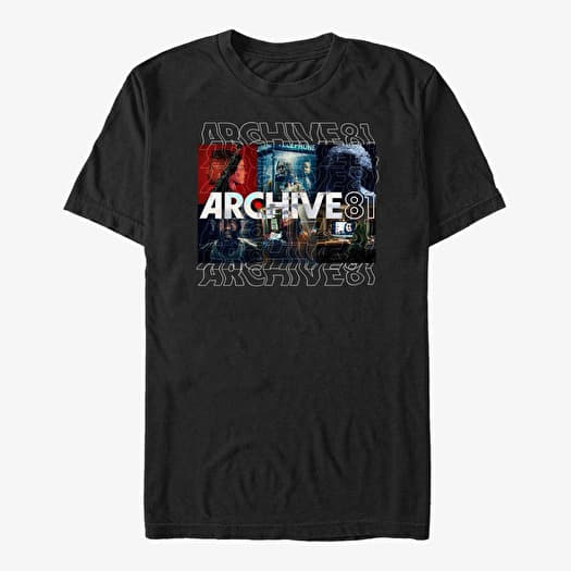 Camiseta Merch Netflix Archive 81 - STACK LOGO BOXUP Unisex T-Shirt Black