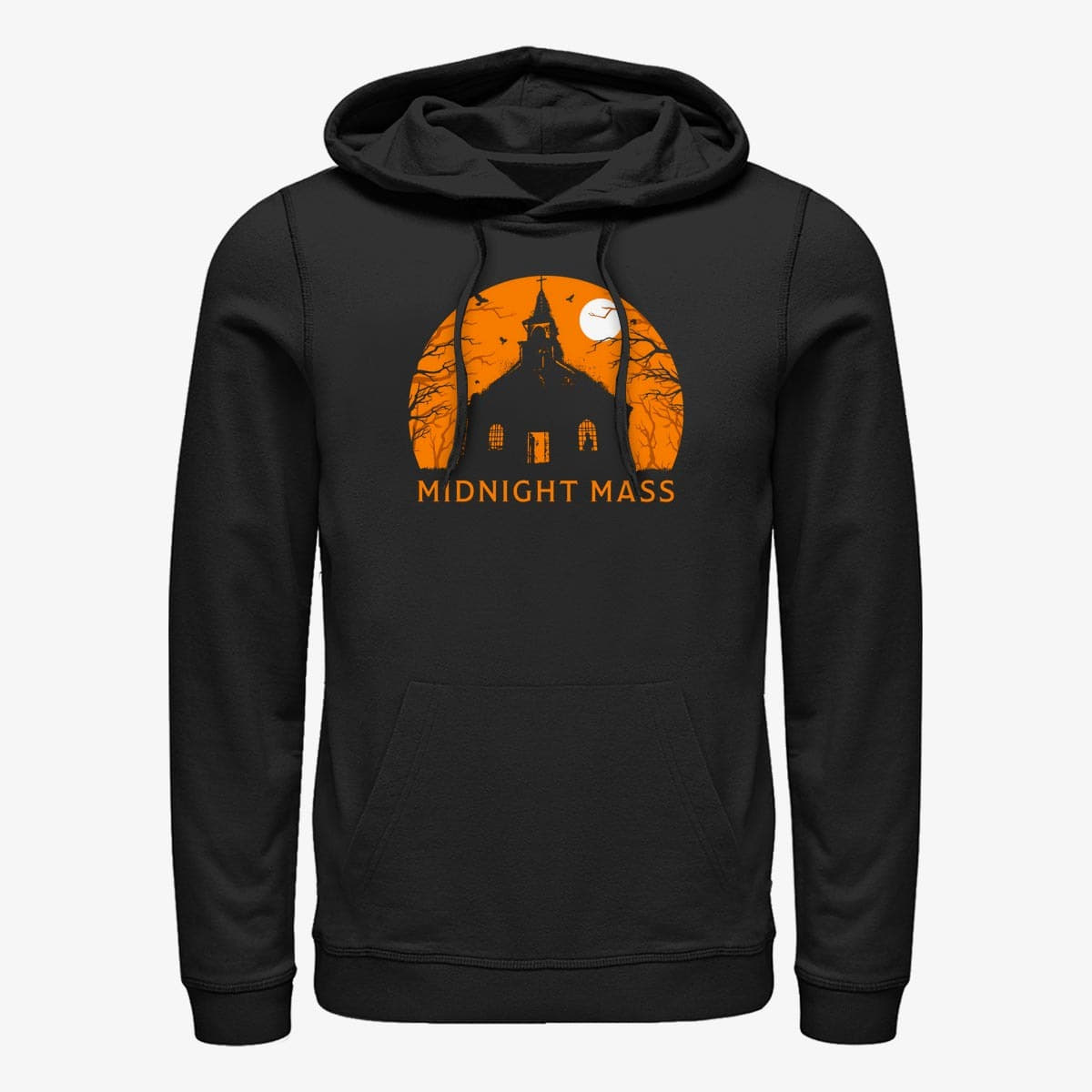 Mikiny Merch Netflix Midnight Mass - Mass Haunt Unisex Hoodie Black