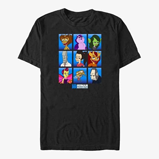 Majica Merch Netflix Human Resources - Monsters 9 Box Unisex T-Shirt Black