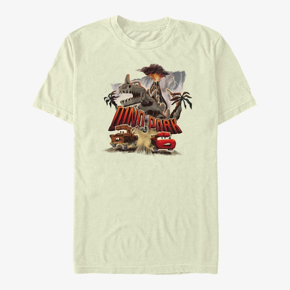 T-Shirts Merch Pixar Cars-Cars 2 - Dino Poster Unisex T-Shirt Natural