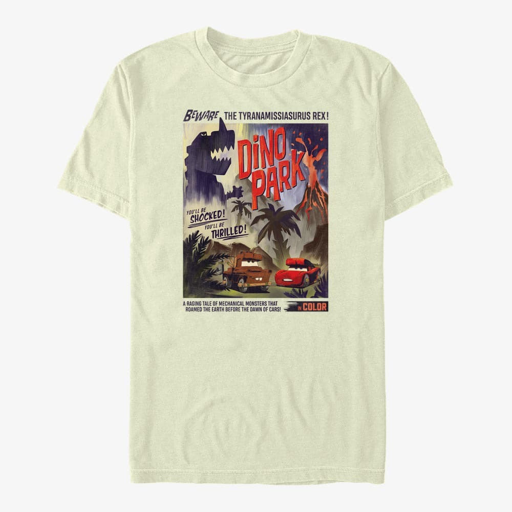 T-shirts Merch Pixar Cars-Cars 2 - Retro Poster Unisex T-Shirt Natural
