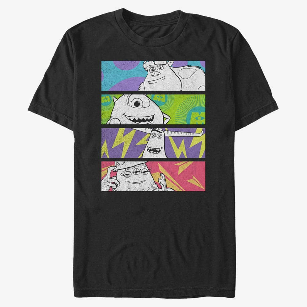 T-shirts Merch Pixar Monsters At Work - Color Panels Unisex T-Shirt Black