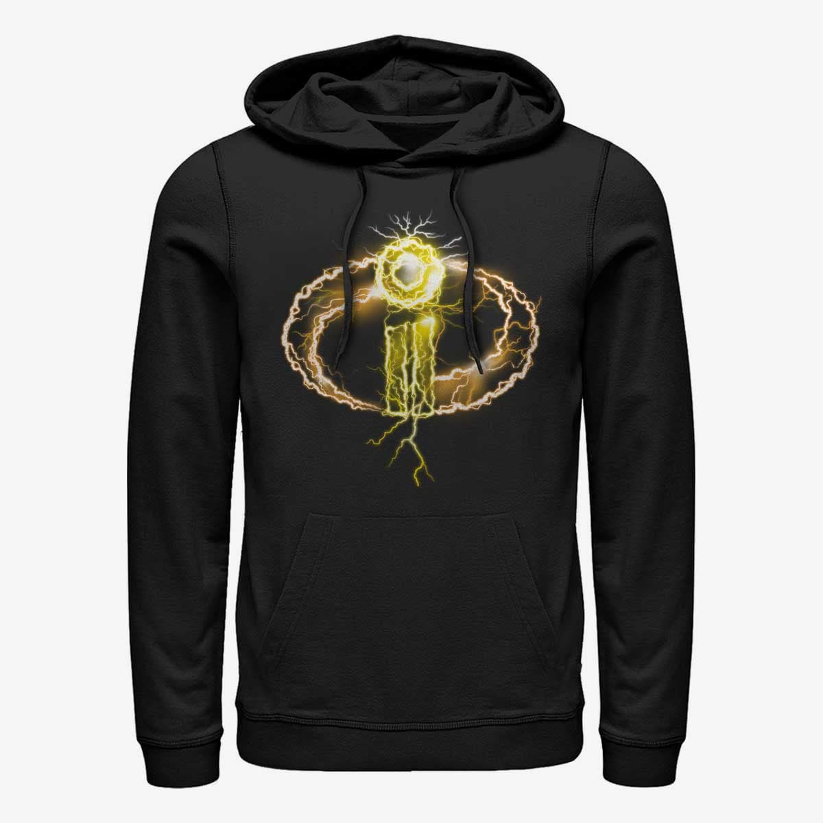 Hoodies and sweatshirts  Merch Pixar Incredibles 2 - Lightning Logo Unisex Hoodie Black