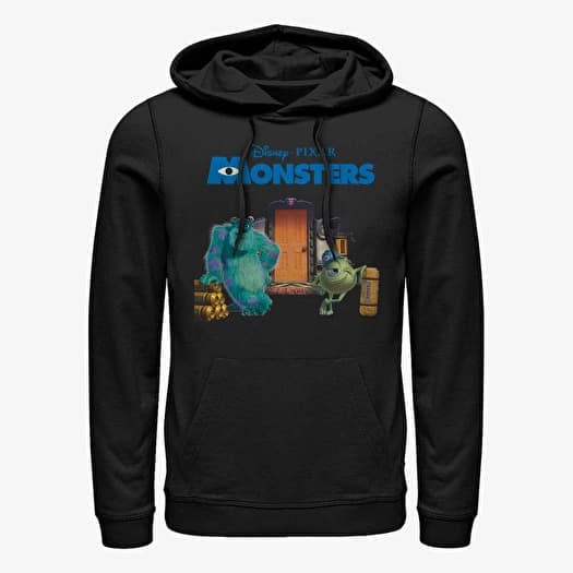 Sweat-shirt Merch Pixar Monster's Inc. - Door Scene Unisex Hoodie Black