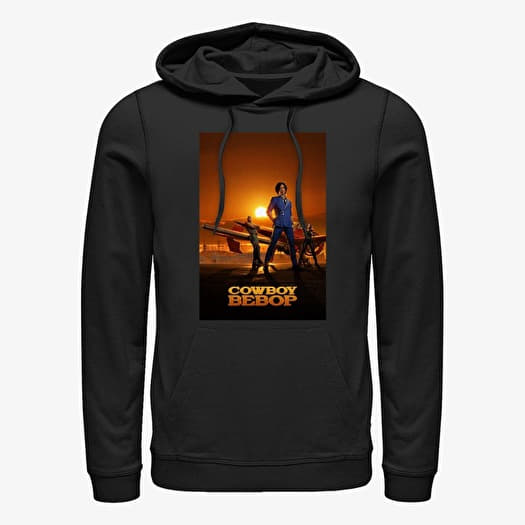 Sweatshirt Merch Netflix Cowboy Bebop - Sunset Poster Unisex Hoodie Black
