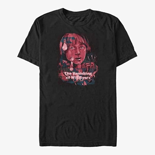 Majica Merch Netflix Stranger Things - Will Vaninshing Unisex T-Shirt Black