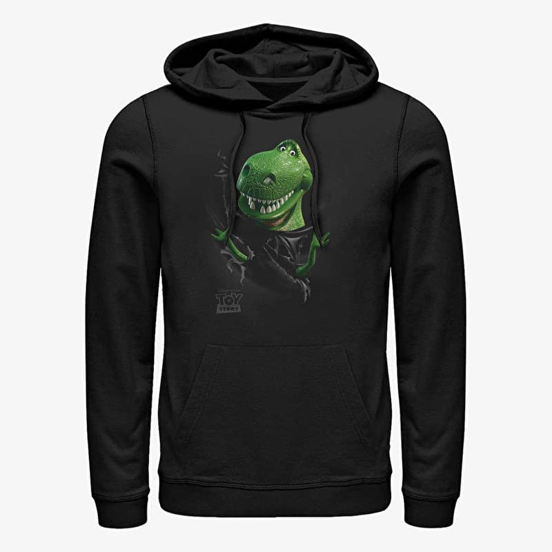 Merch Pixar Toy Story - Rippin Rex Unisex Hoodie Black