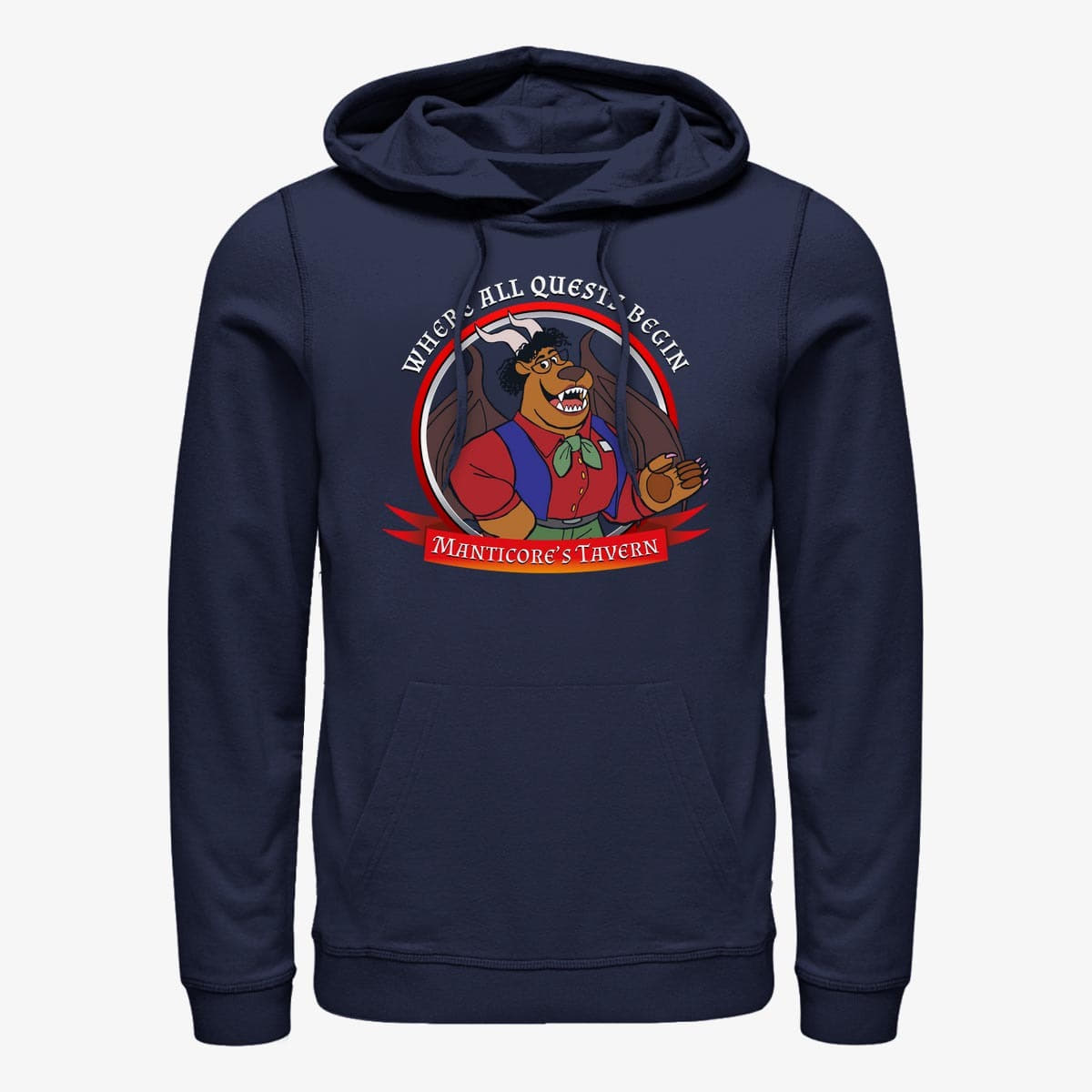 Толстовки та реглани Merch Pixar Onward - Where All Quests Begin Unisex Hoodie Navy Blue