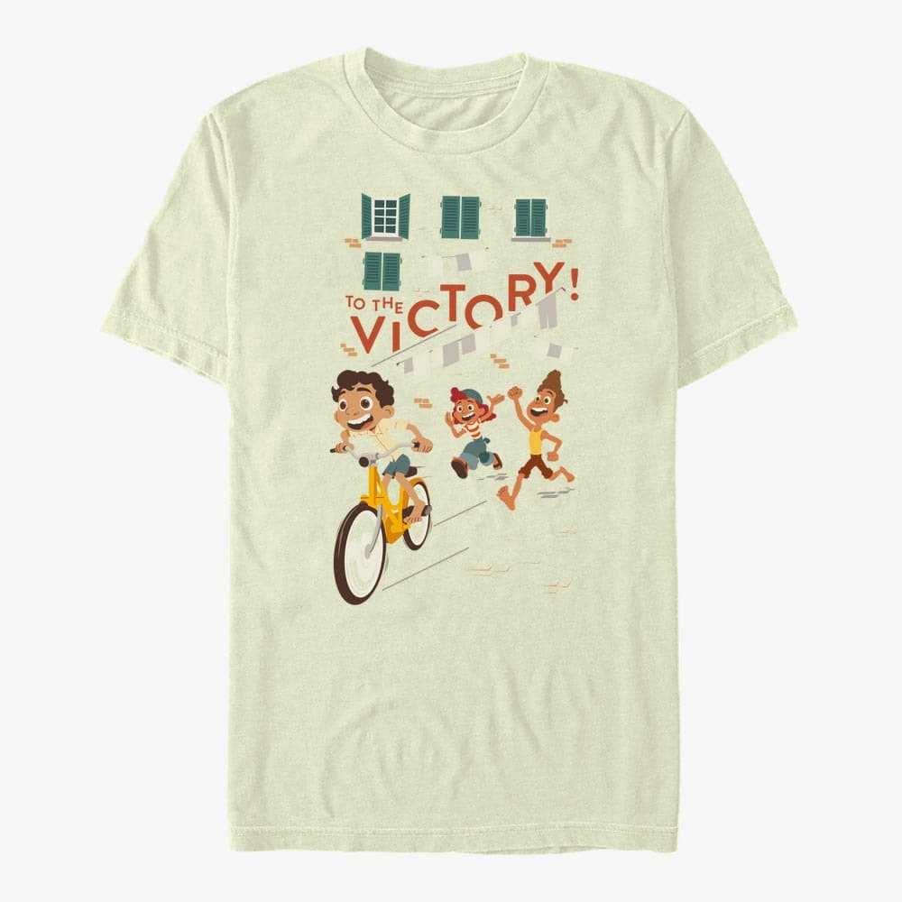 Pólók Merch Pixar Luca - To The Victory Unisex T-Shirt Natural