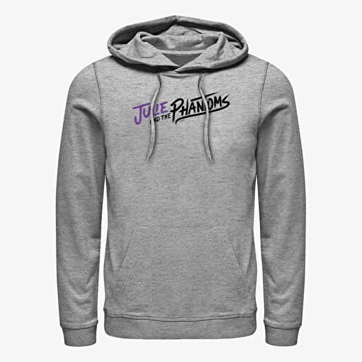 Sweatshirt Merch Netflix Julie And The Phantoms - Curved Logo Unisex Hoodie Heather Grey