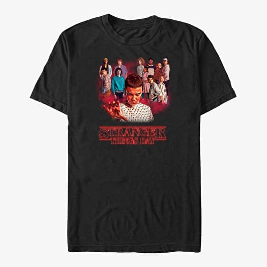 T-shirt Merch Netflix Stranger Things - KIDS GROUP Unisex T-Shirt Black