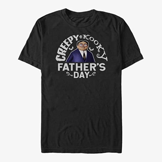 Majica Merch MGM The Addams Family - Creepy Kooky Fathers Day Unisex T-Shirt Black