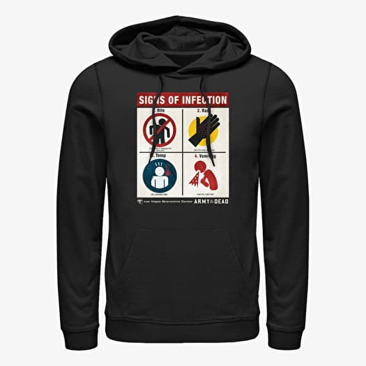 Sweat-shirt Merch Netflix Army Of The Dead - Four Rules Unisex Hoodie Black