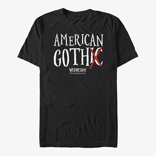 Majica Merch MGM Wednesday - American Goth Unisex T-Shirt Black