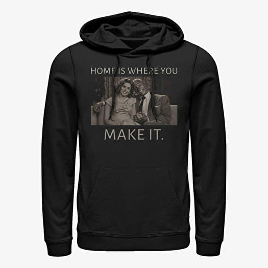 Sweat-shirt Merch Marvel WandaVision - Home Couple Unisex Hoodie Black