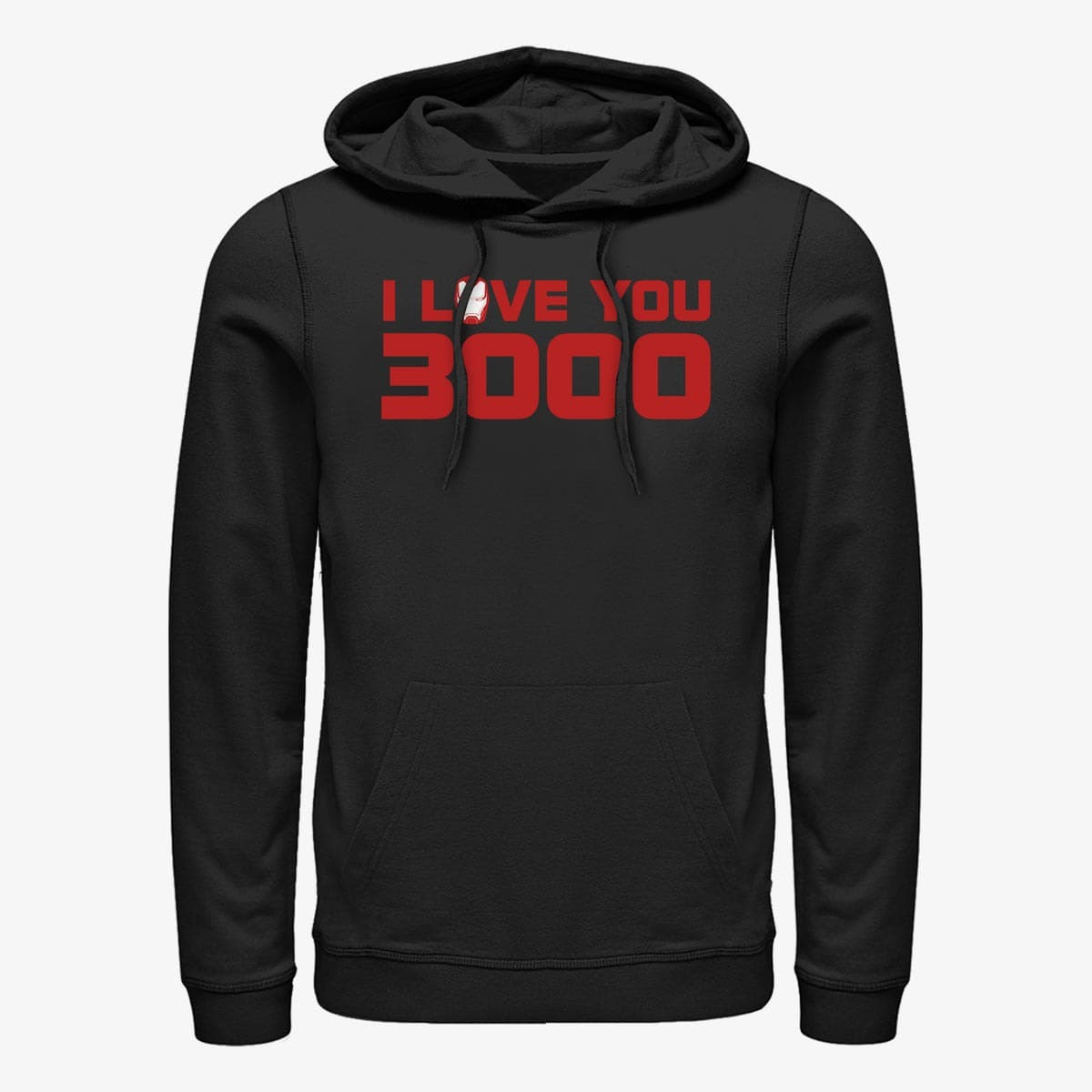 Mikine Merch Marvel Avengers: Endgame - Iron Man Love Unisex Hoodie Black