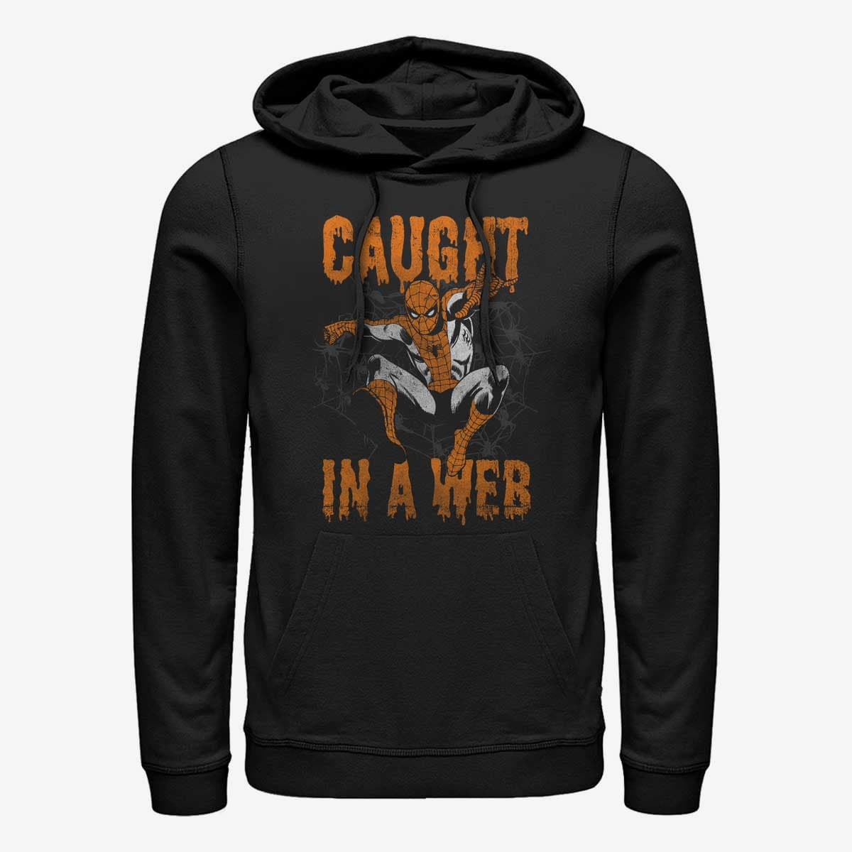 Hoodies and sweatshirts  Merch Marvel Spider-Man Classic - Caught Unisex Hoodie Black