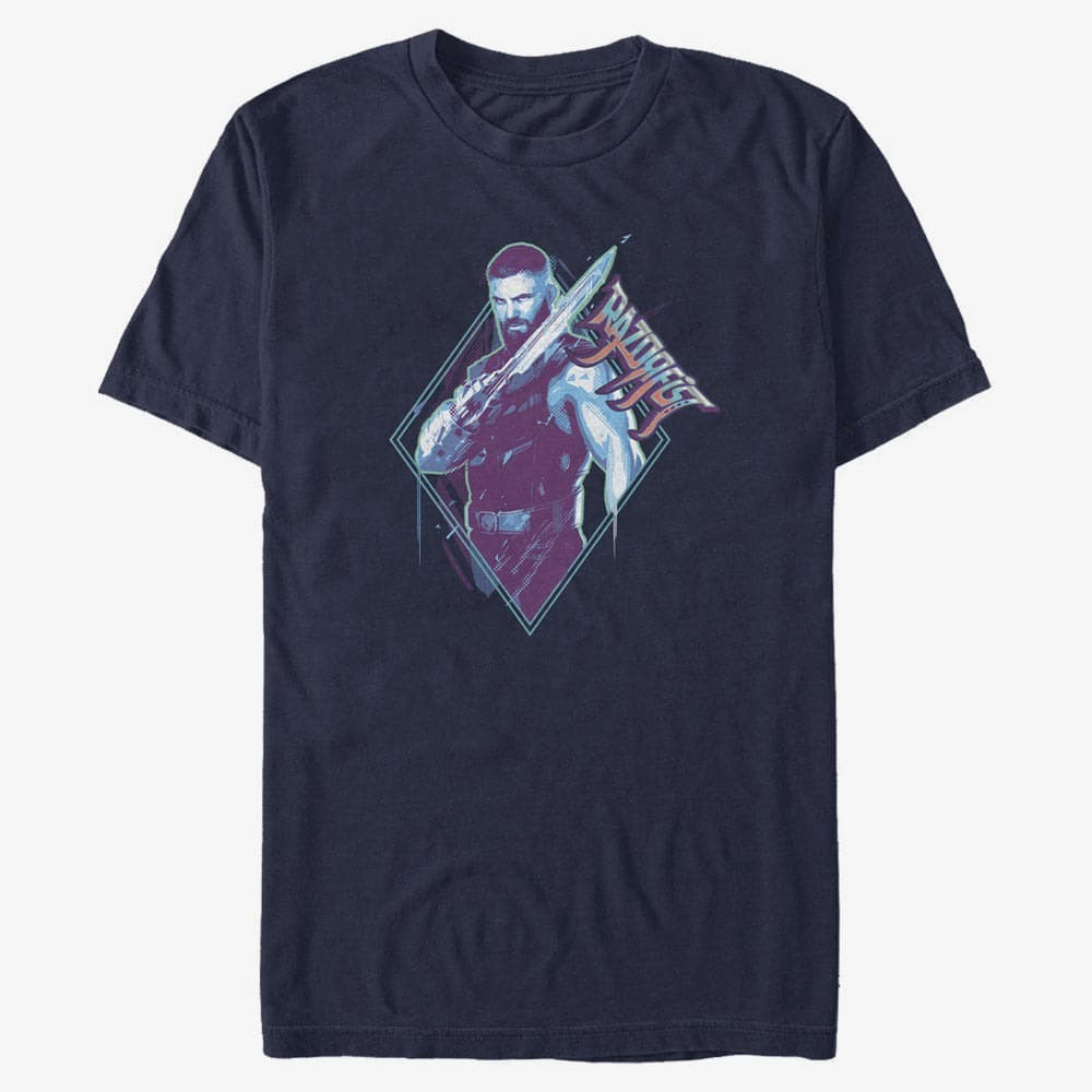 T-shirts Merch Marvel Shang-Chi - Razorfist Badge Unisex T-Shirt Navy Blue