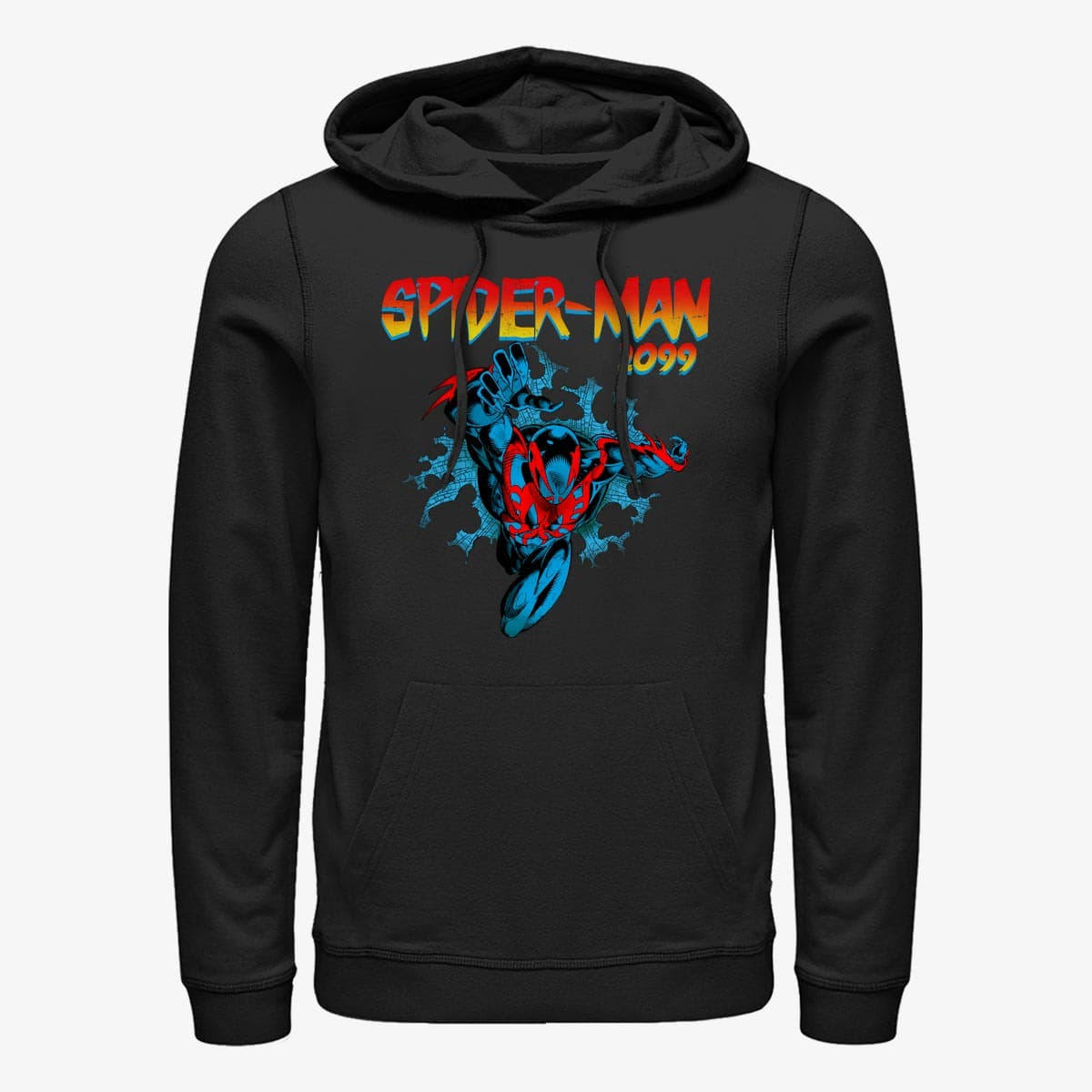 Hættetrøjer og sweatshirts Merch Marvel Spider-Man Classic - Spiderman-2099 Unisex Hoodie Black