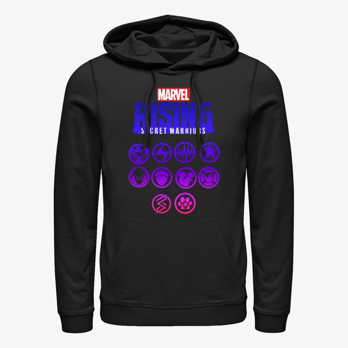 Hoodies and sweatshirts  Merch Marvel - Secret Warriors ICON Unisex Hoodie Black
