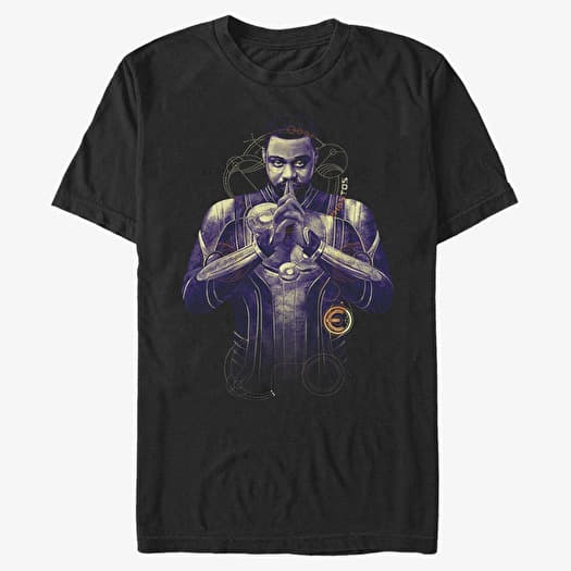 Tricou Merch Marvel: Eternals - Phastos Purple Unisex T-Shirt Black