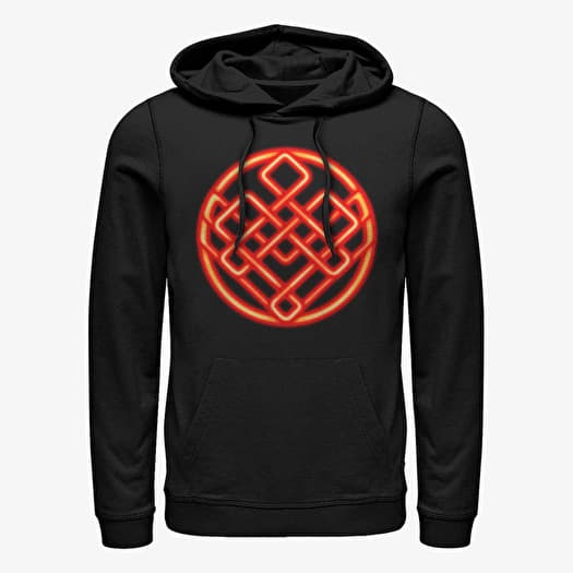 Mikina Merch Marvel Shang-Chi - Neon Symbol Unisex Hoodie Black