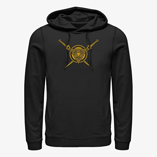 Sweatshirt Merch Marvel Thor: Love and Thunder - Asgard Shield Unisex Hoodie Black