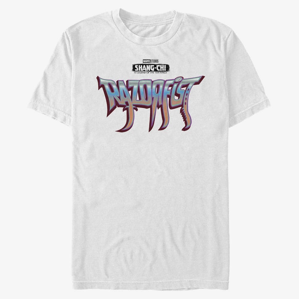 majice kratkih rukava Merch Marvel Shang-Chi - Razorfist Logo Unisex T-Shirt White