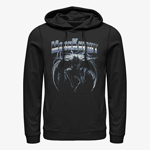 Sweatshirt Merch Marvel Moon Knight - MOON KNIGHT DARK RAIN Unisex Hoodie Black