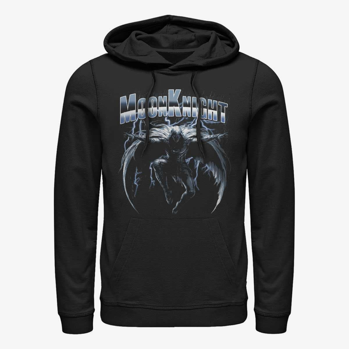 Mikiny Merch Marvel Moon Knight - MOON KNIGHT DARK RAIN Unisex Hoodie Black