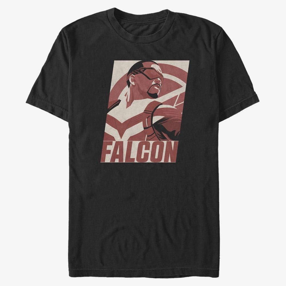 T-shirts Merch Marvel The Falcon and the Winter Soldier - Falcon Poster Unisex T-Shirt Black