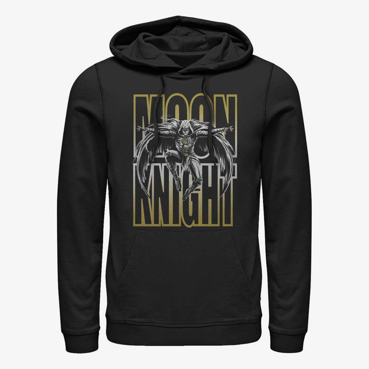 Pulóverek Merch Marvel Moon Knight - MOON JUMPS Unisex Hoodie Black