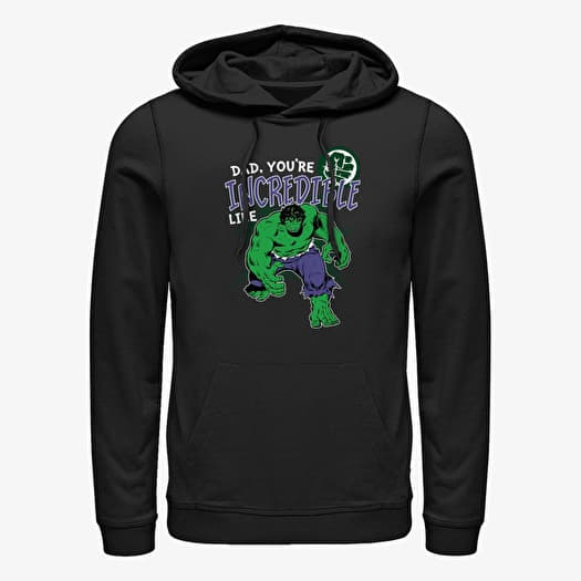 Hanorac Merch Marvel Avengers Classic - Incredible Like Dad Unisex Hoodie Black