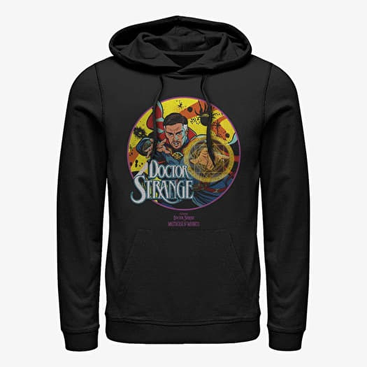 Sweatshirt Merch Marvel Doctor Strange 2 - Hero Badge Unisex Hoodie Black