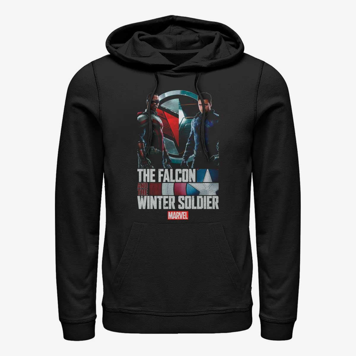 Hoodies and sweatshirts  Merch Marvel The Falcon and the Winter Soldier - Photo Real Unisex Hoodie Black
