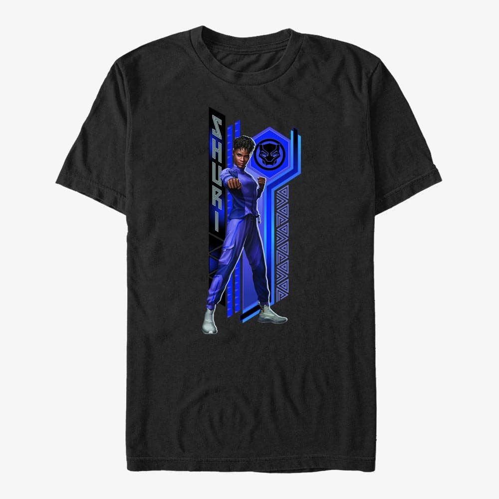 T-Shirts Merch Marvel Black Panther: Wakanda Forever - Shuri Pattern Unisex T-Shirt Black