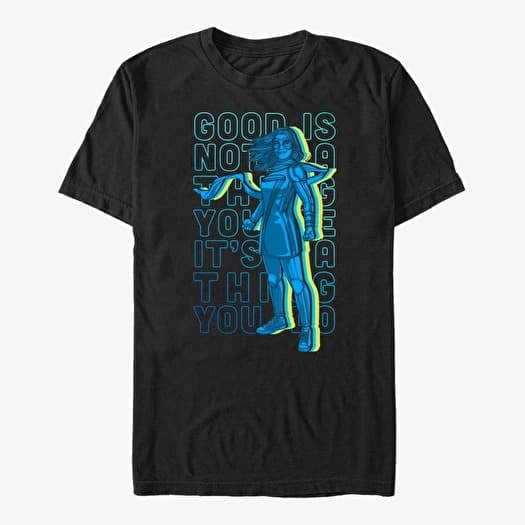 Tričko Merch Ms. Marvel - Do Good Stack Unisex T-Shirt Black